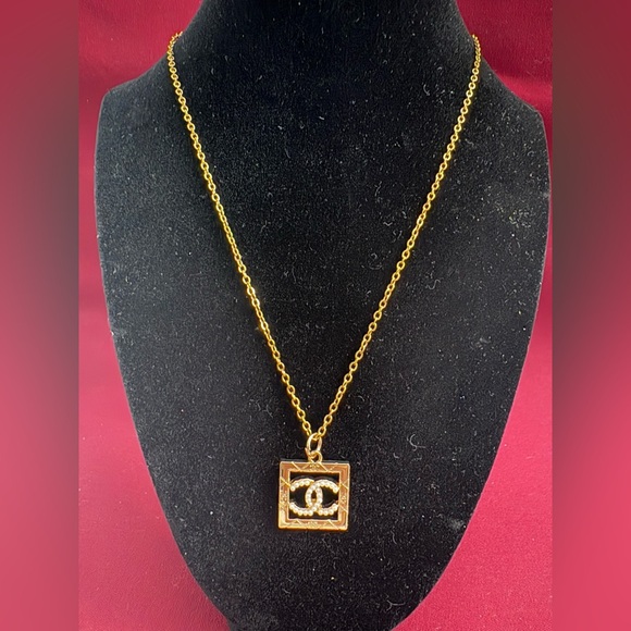 Upcycled Jewelry - Upcycled and Stamped Necklace with Pearl and Gold Accents